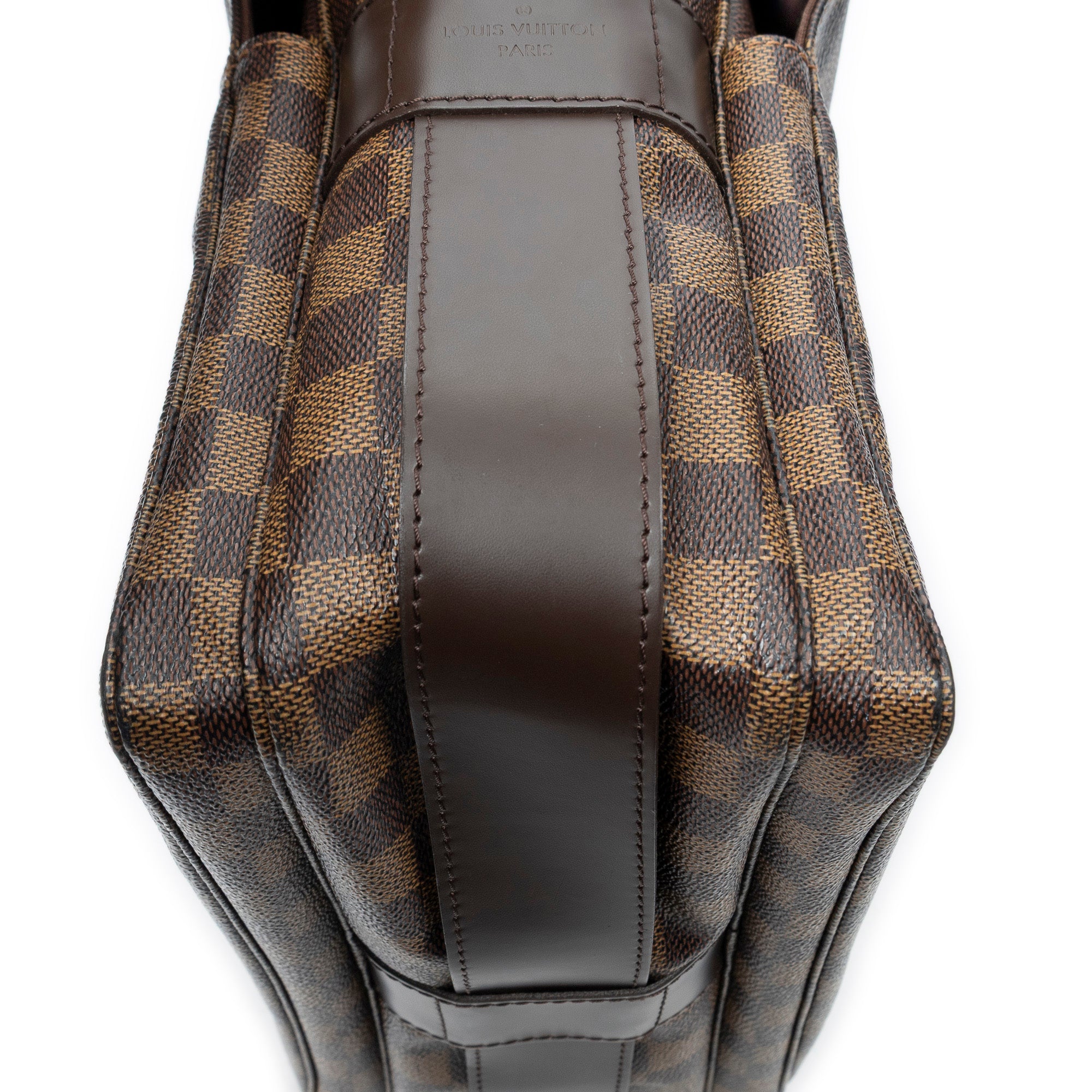 Shoulder Bag Naviglio Brown Damier Ebene