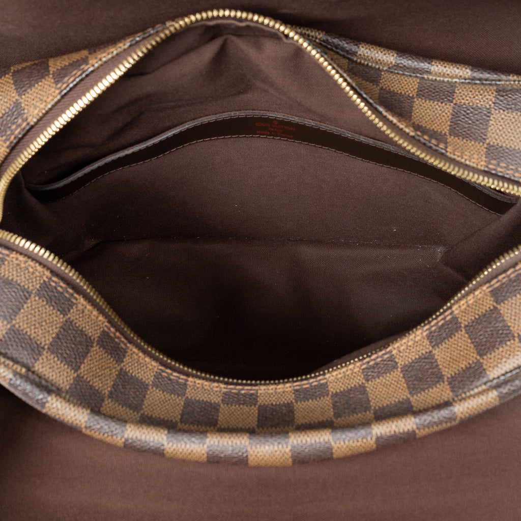 Shoulder Bag Naviglio Brown Damier Ebene
