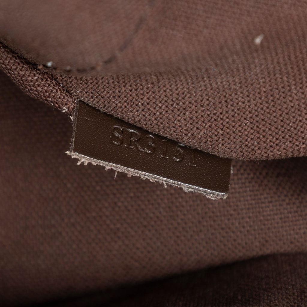 Sac à bandoulière Naviglio Damier Ebene marron