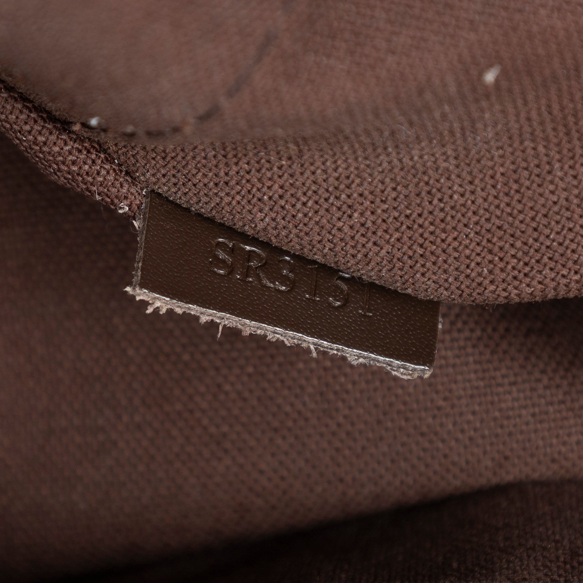 Sac à bandoulière Naviglio Damier Ebene marron