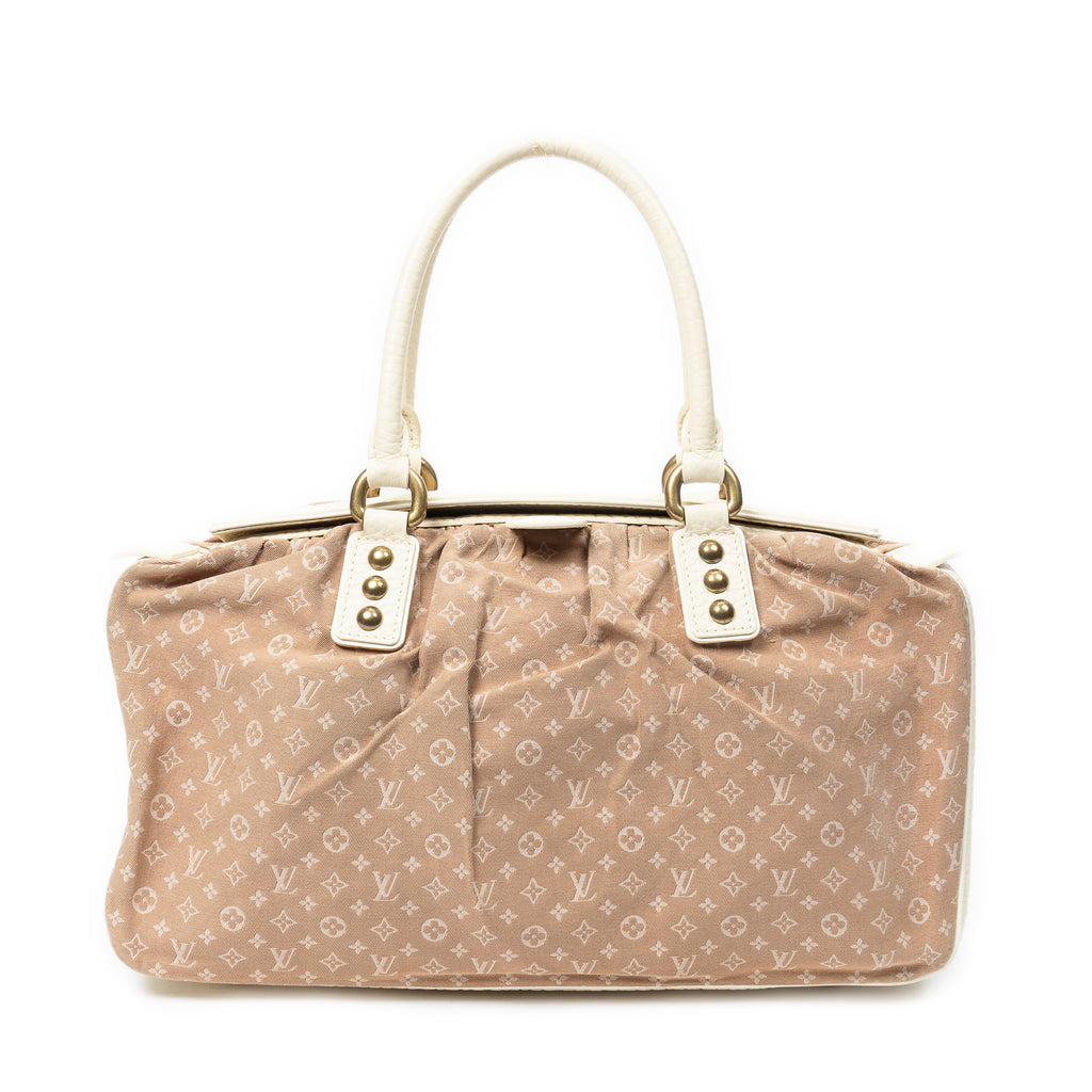 Shoulder Bag Trapeze GM Beige Monogram Mini Lin