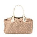Shoulder Bag Trapeze GM Beige Monogram Mini Lin