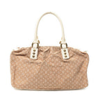 Shoulder Bag Trapeze GM Beige Monogram Mini Lin