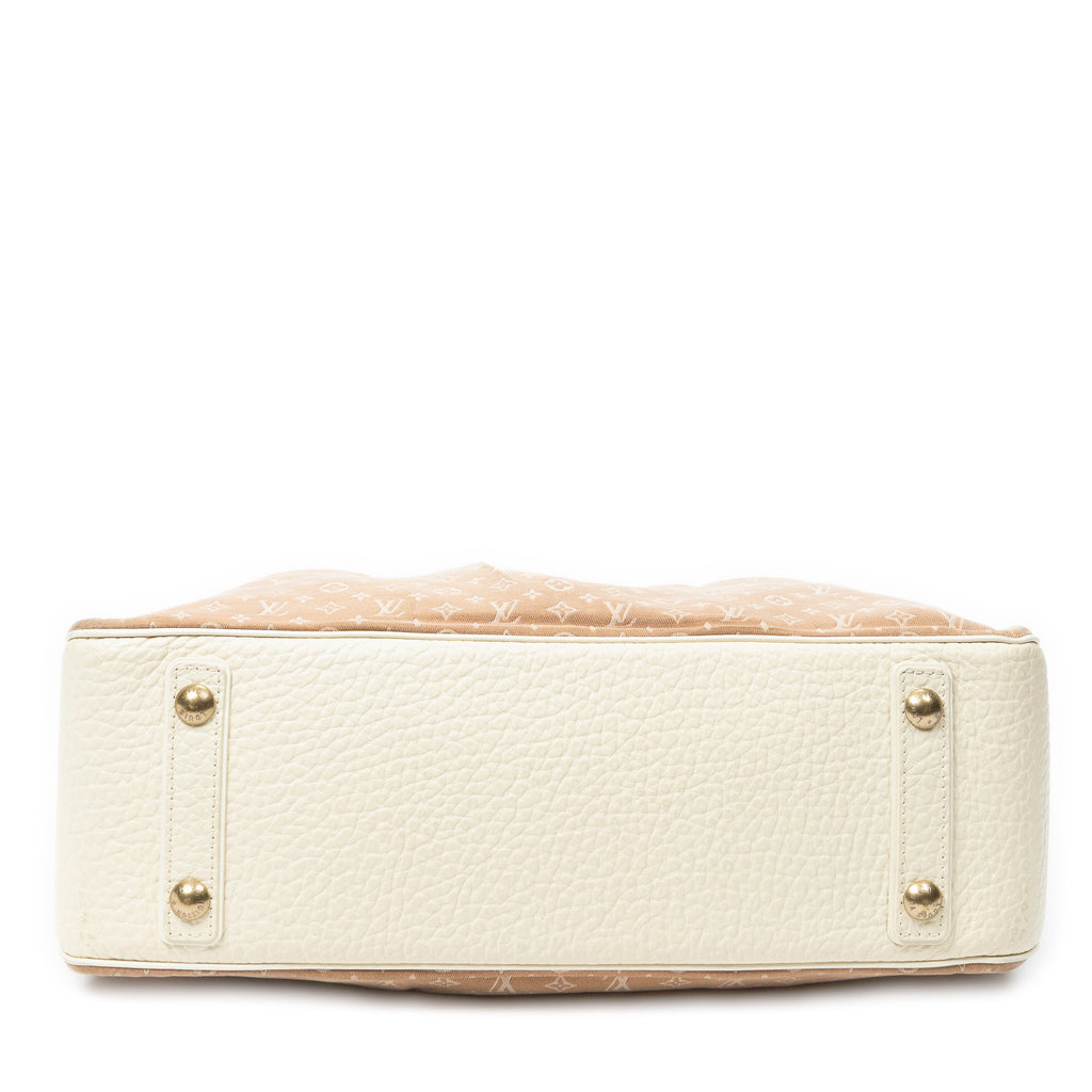 Shoulder Bag Trapeze GM Beige Monogram Mini Lin