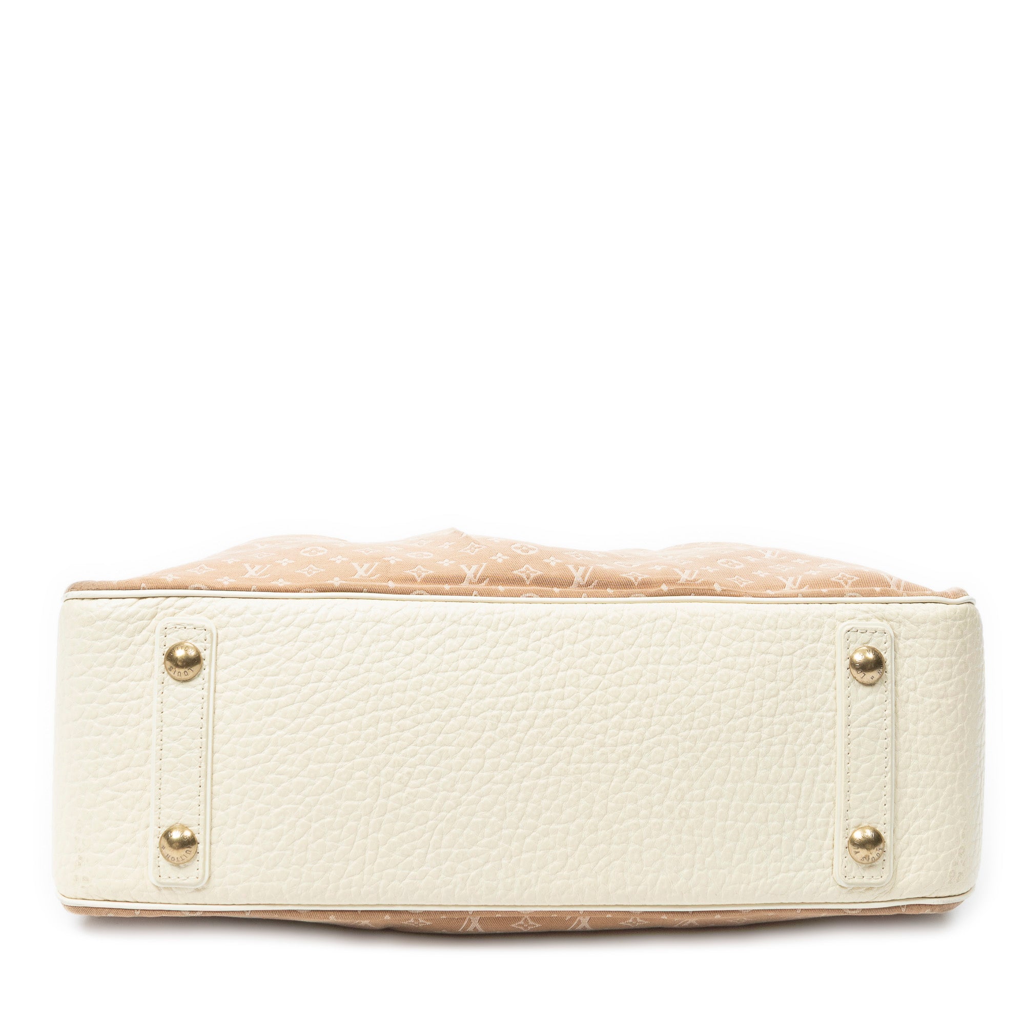 Shoulder Bag Trapeze GM Beige Monogram Mini Lin