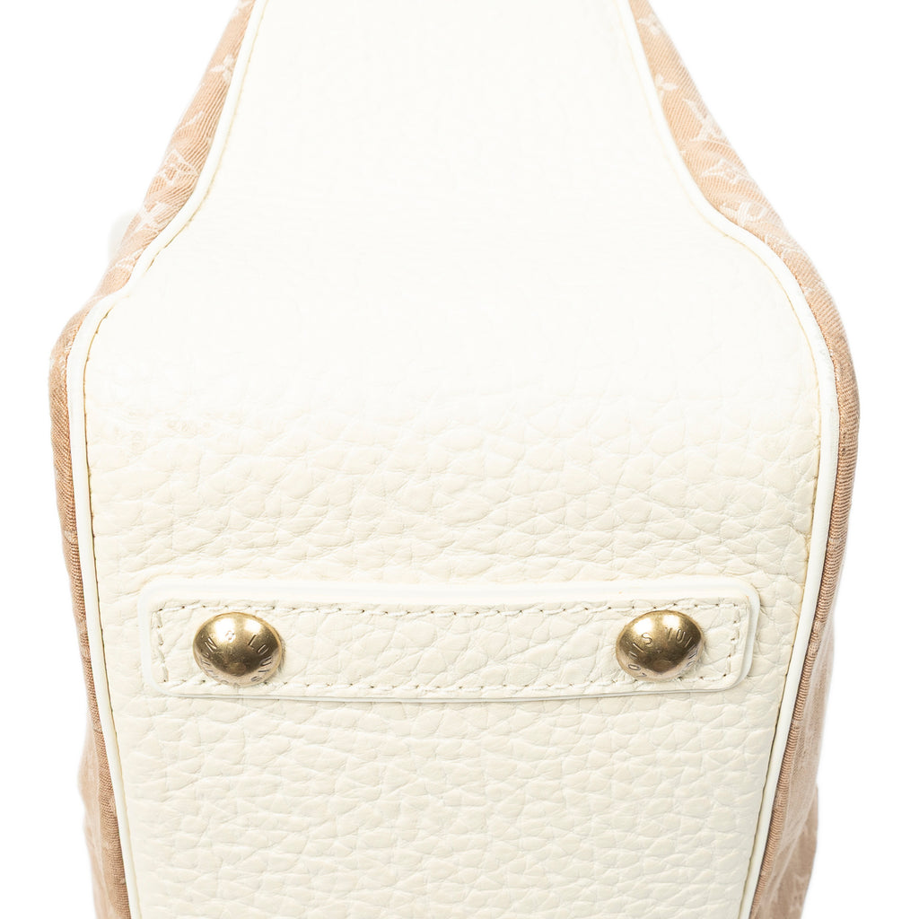 Shoulder Bag Trapeze GM Beige Monogram Mini Lin