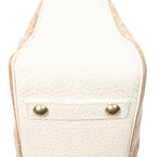 Shoulder Bag Trapeze GM Beige Monogram Mini Lin