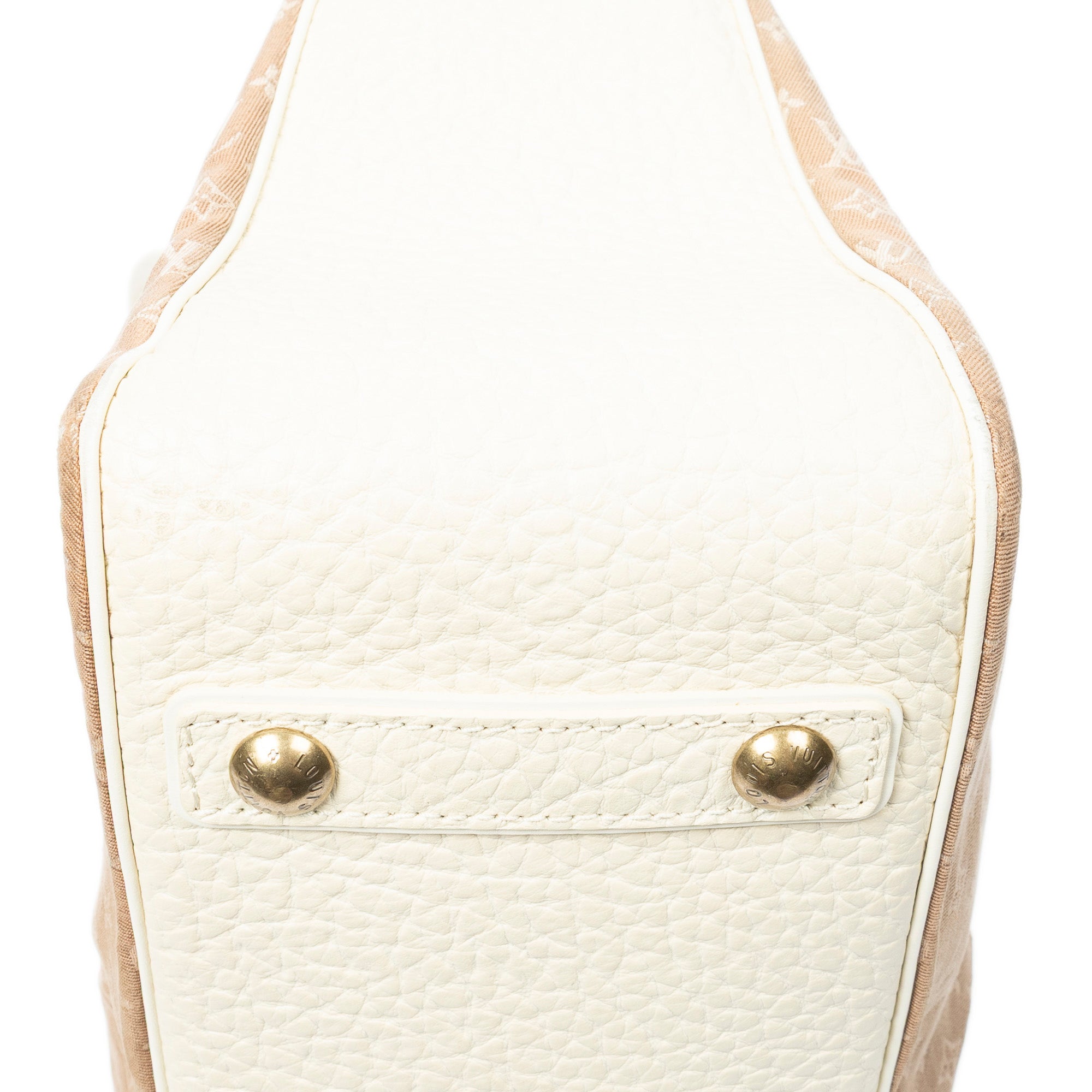 Shoulder Bag Trapeze GM Beige Monogram Mini Lin