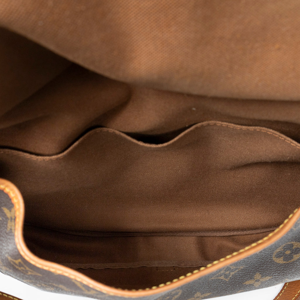 Shoulder Bag Saumur MM Brown Monogram Canvas