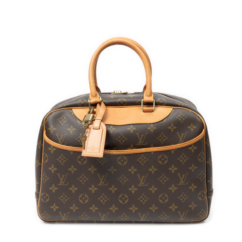 Handbag Deauville Brown Monogram Canvas