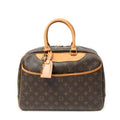 Handbag Deauville Brown Monogram Canvas