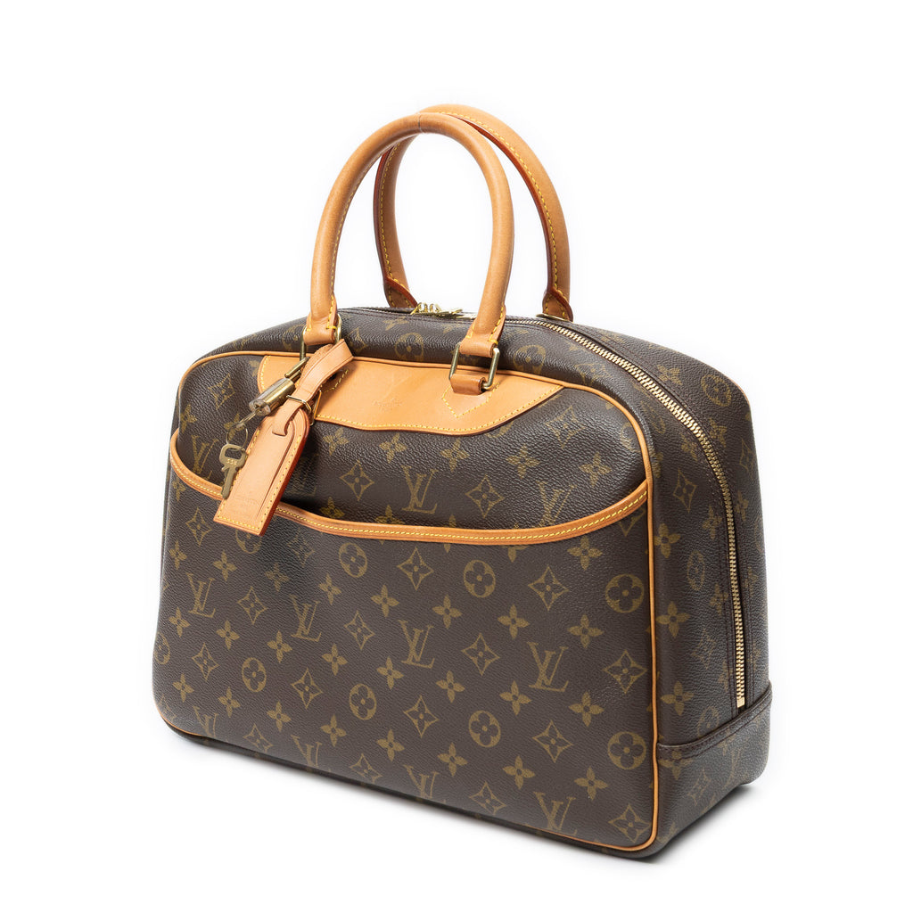 Handbag Deauville Brown Monogram Canvas