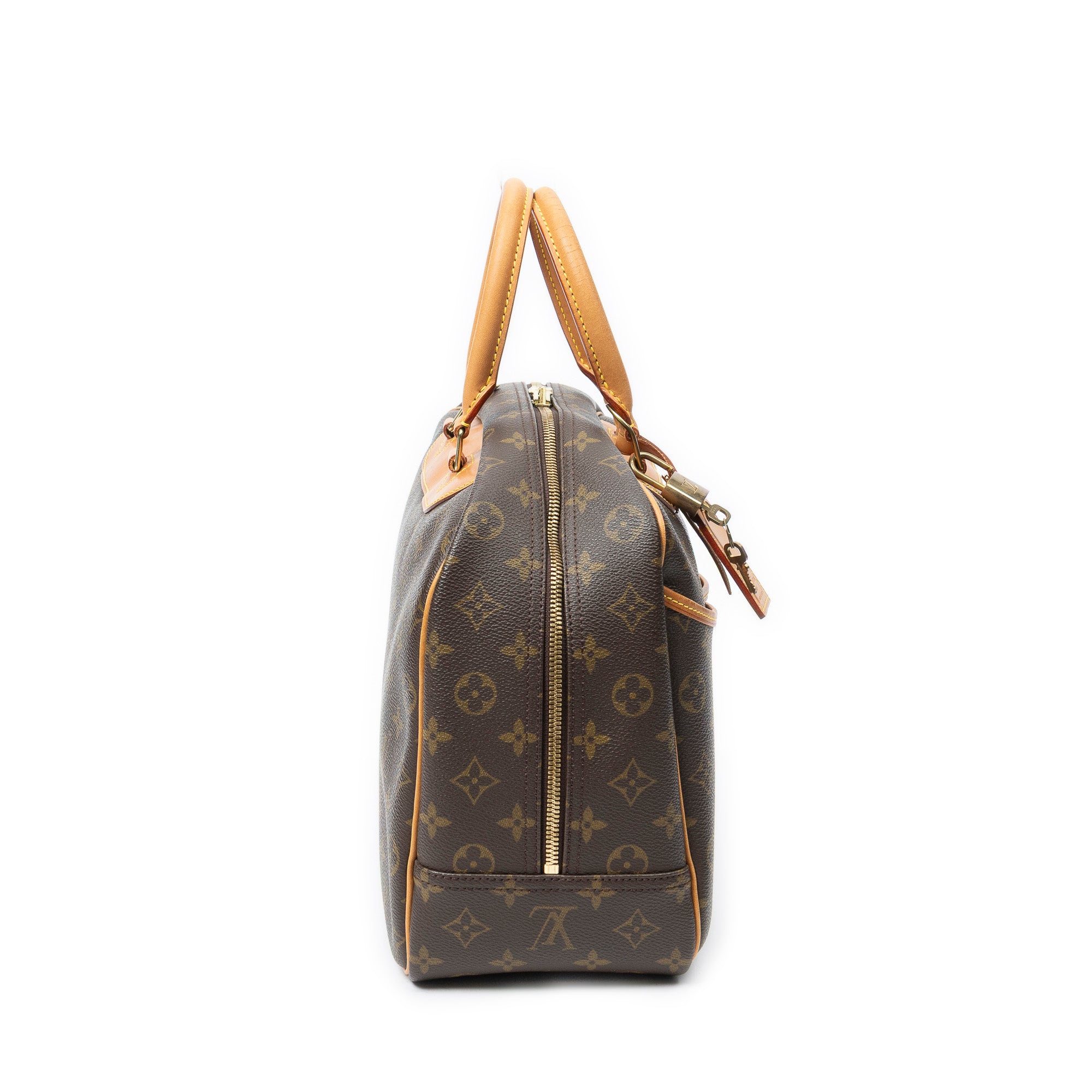 Handbag Deauville Brown Monogram Canvas