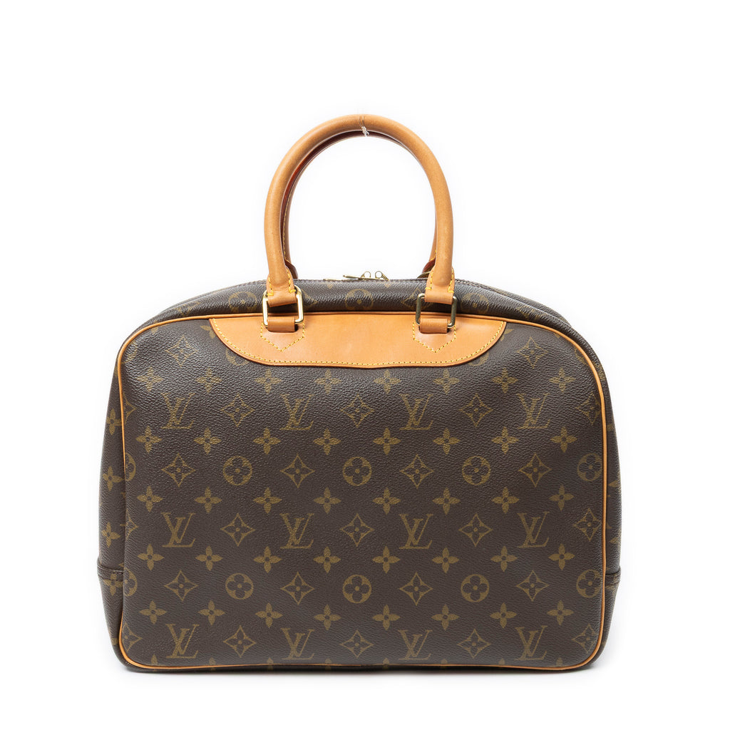 Handbag Deauville Brown Monogram Canvas