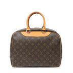 Handbag Deauville Brown Monogram Canvas