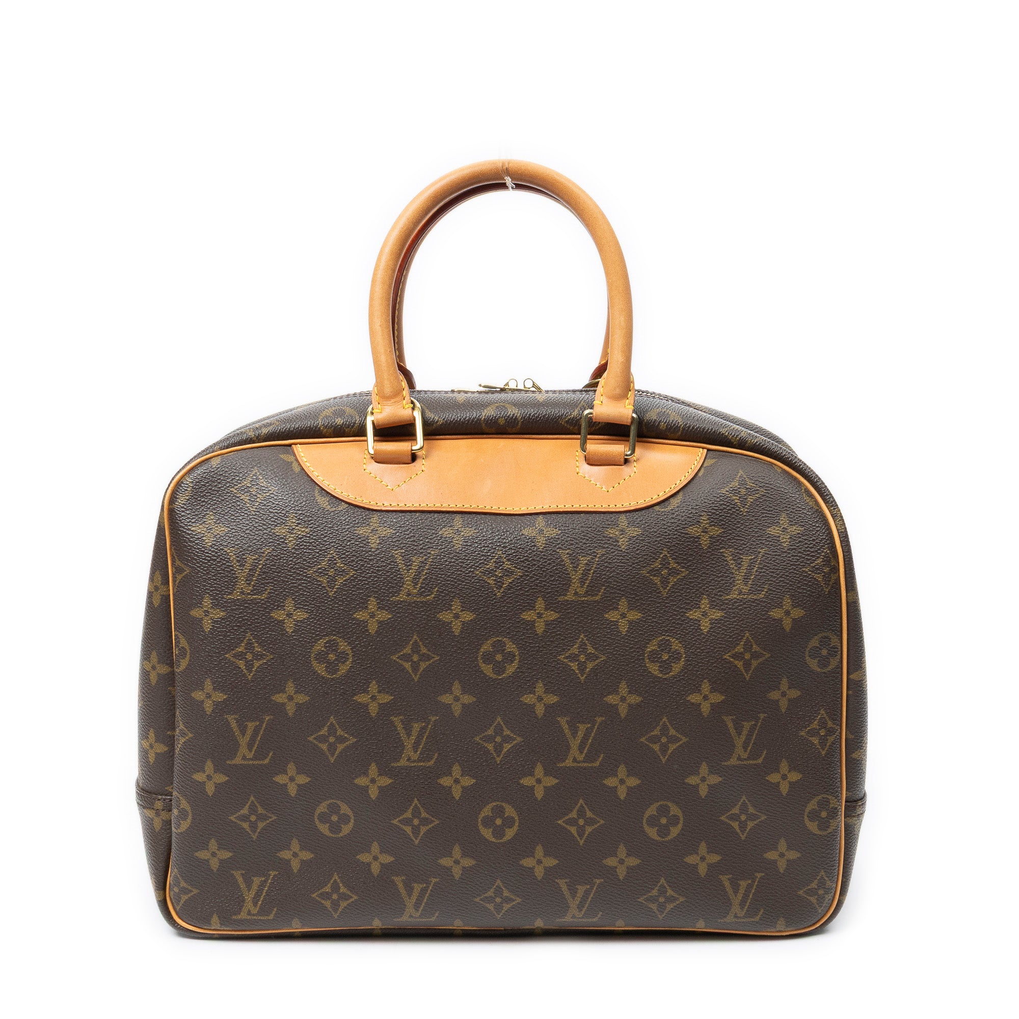 Handbag Deauville Brown Monogram Canvas