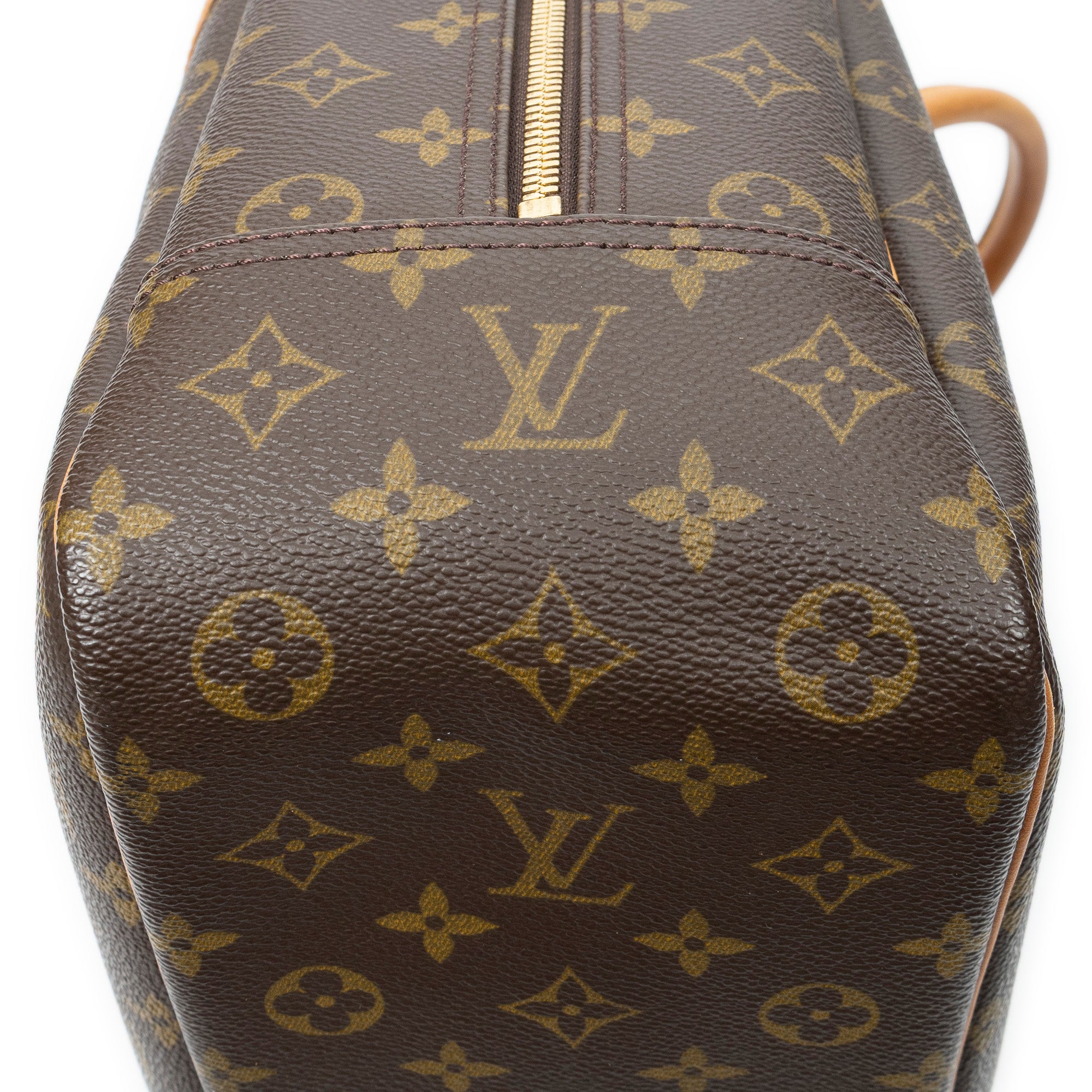 Handbag Deauville Brown Monogram Canvas