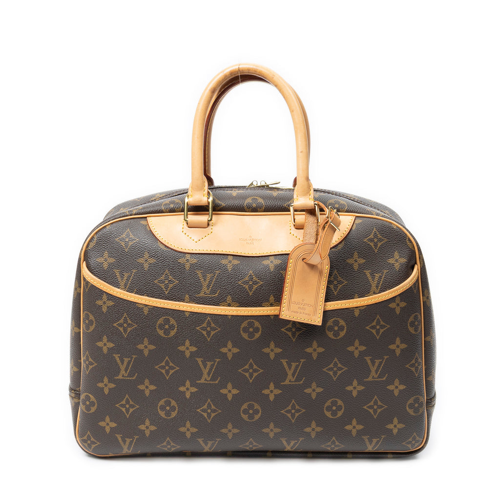 Handbag Deauville Brown Monogram Canvas