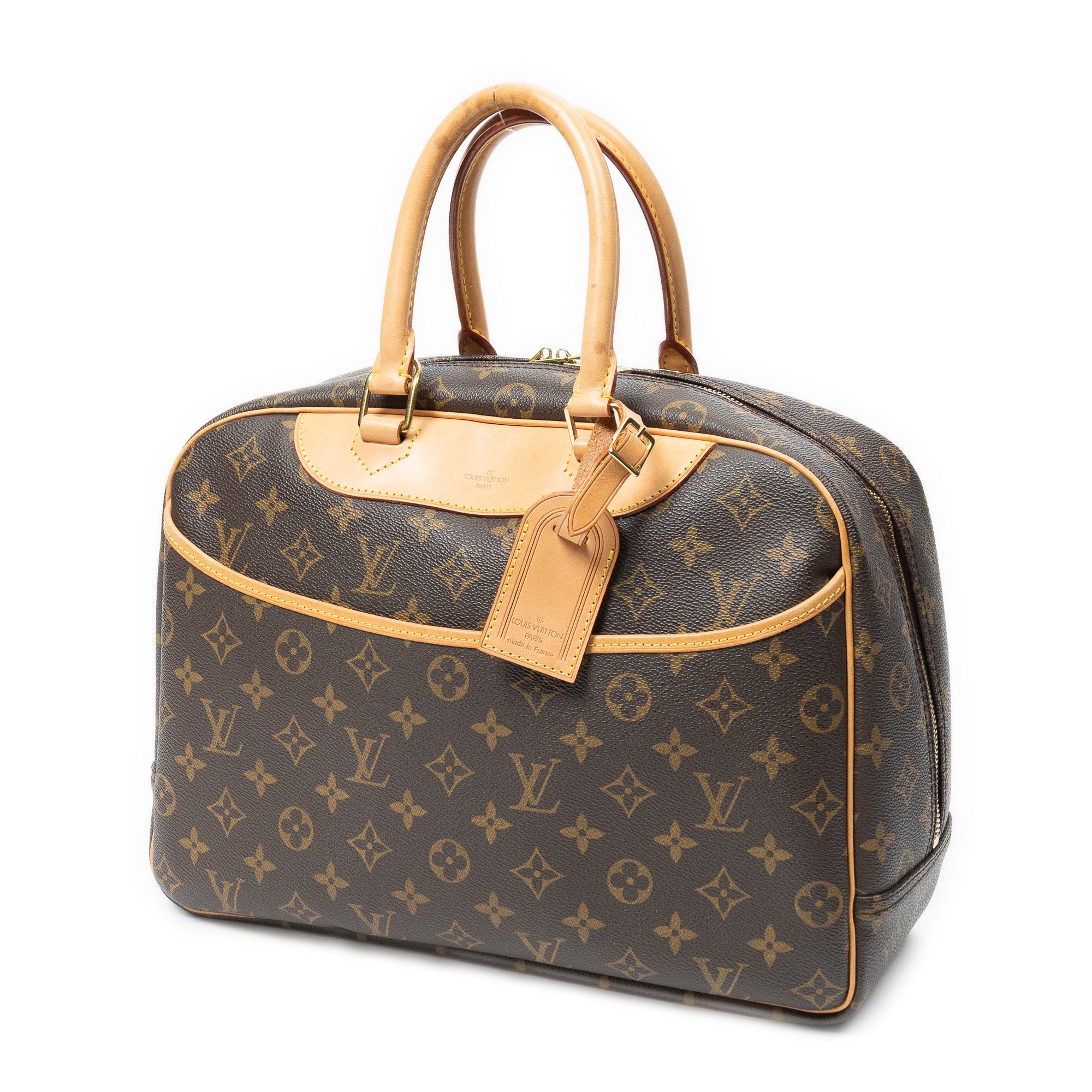 Handbag Deauville Brown Monogram Canvas