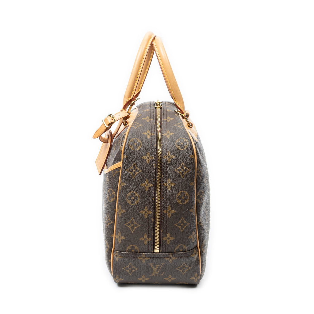 Handbag Deauville Brown Monogram Canvas