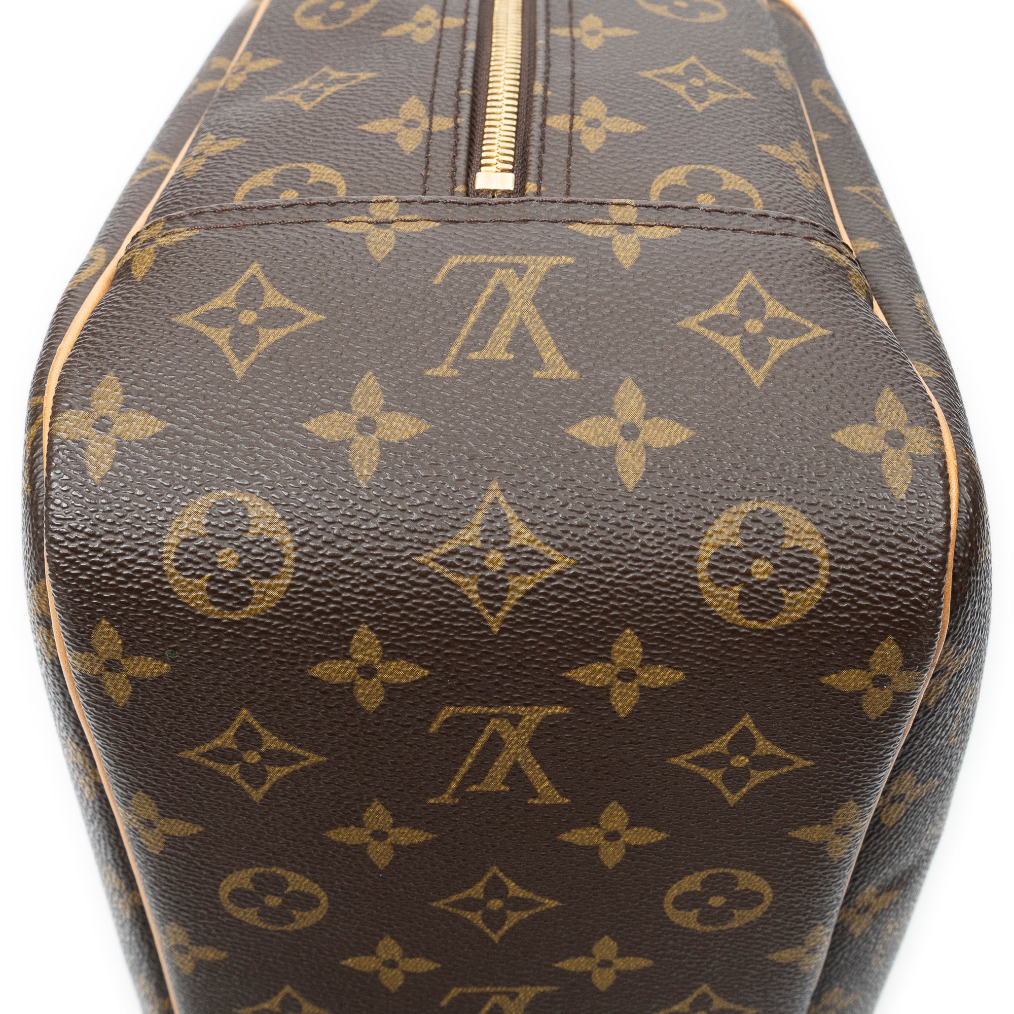 Handbag Deauville Brown Monogram Canvas