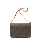 Shoulder Bag Musette Tango Brown Monogram Canvas
