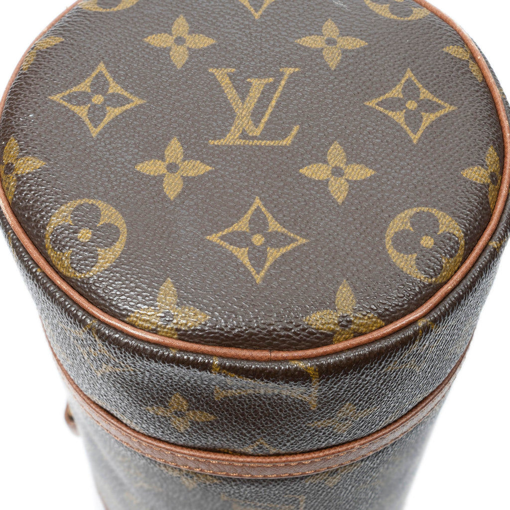 Handbag Papillon 26 Brown Monogram Canvas