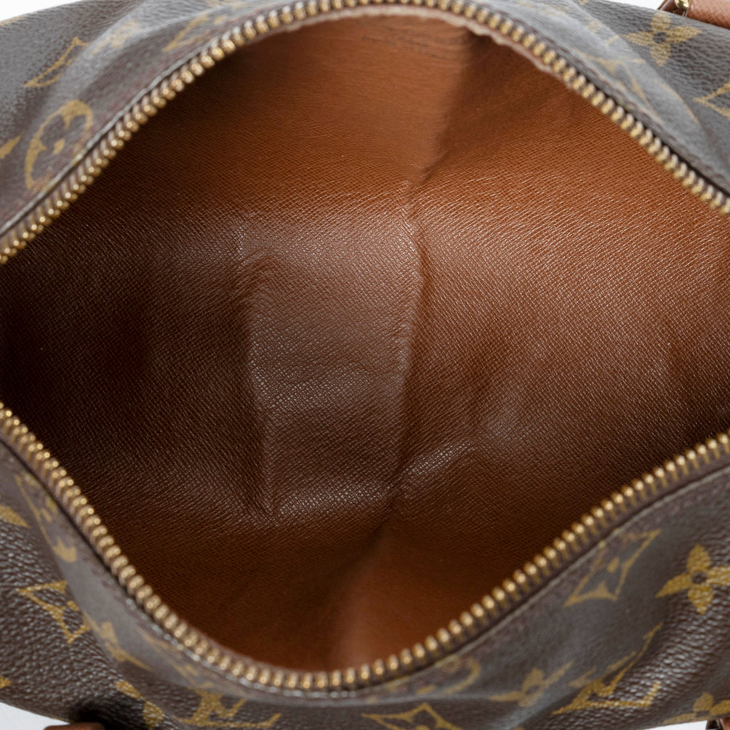 Handbag Papillon 26 Brown Monogram Canvas