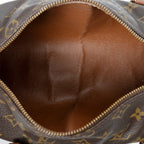 Handbag Papillon 26 Brown Monogram Canvas