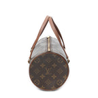 Handbag Papillon 26 Brown Monogram Canvas