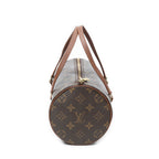 Handbag Papillon 26 Brown Monogram Canvas