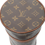 Handbag Papillon 26 Brown Monogram Canvas
