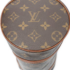 Handbag Papillon 26 Brown Monogram Canvas