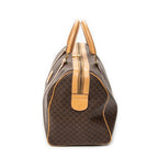 Travel Bag Vintage Medium Travel Boston Beige Macadam Coated Canvas