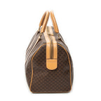 Travel Bag Vintage Medium Travel Boston Beige Macadam Coated Canvas
