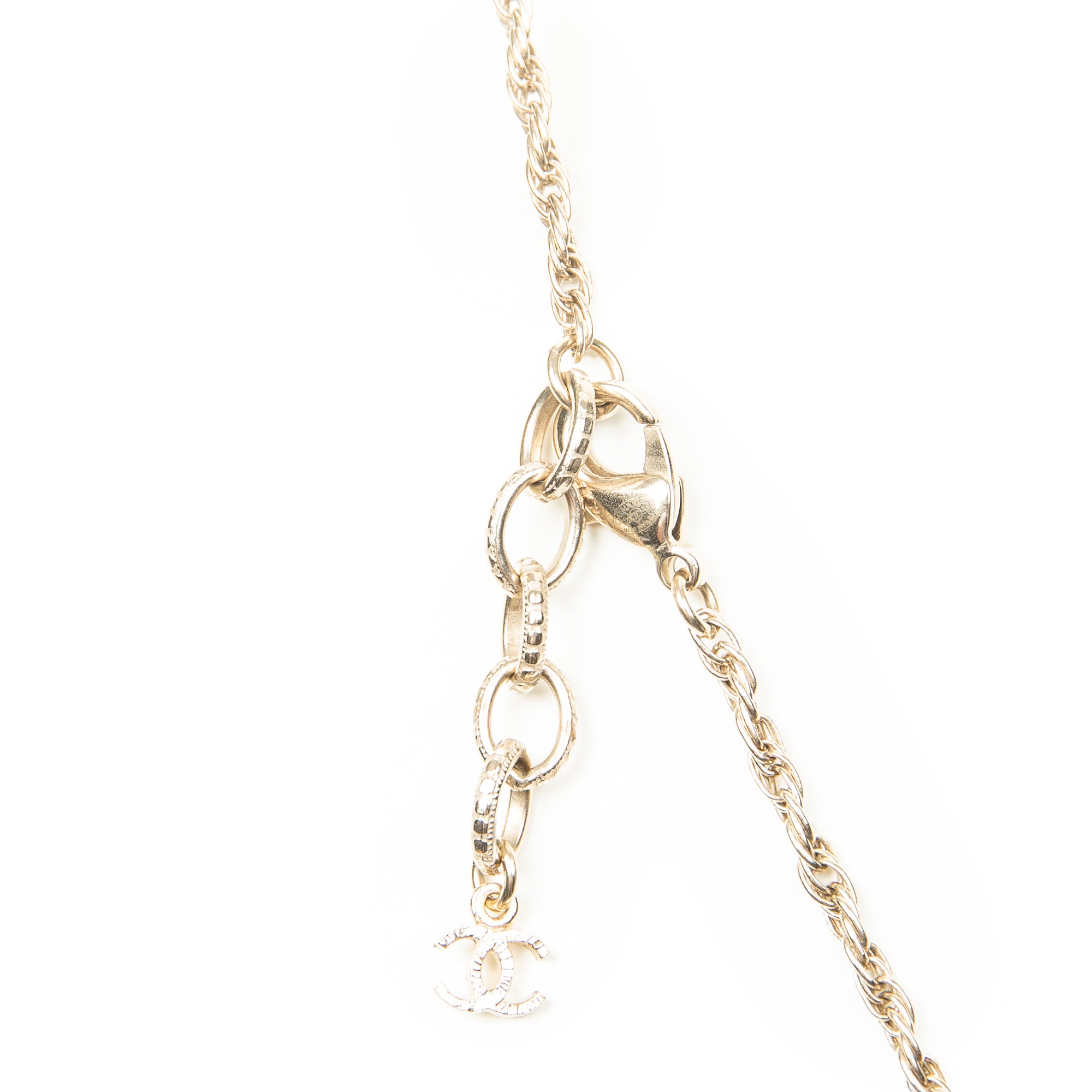 Necklace CC Faux Pearl Round Pendant Necklace Gold Gold Plated