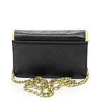 Shoulder Bag CC Wallet on Chain Lime Green Quilted Lambskin Leather
