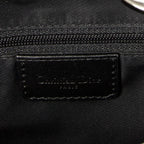 Shoulder Bag Double Saddle Bag Black Diorissimo Canvas