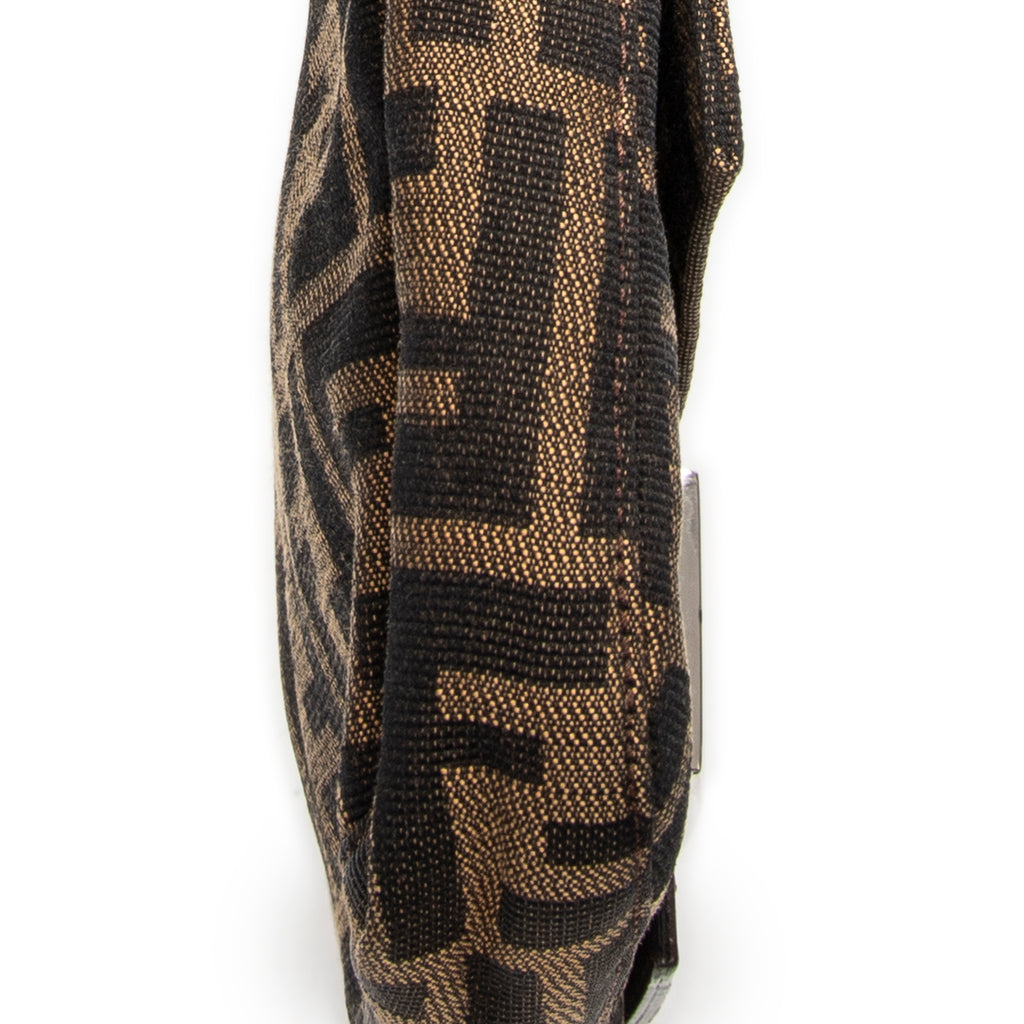 Shoulder Bag Baguette Brown Zucca Canvas