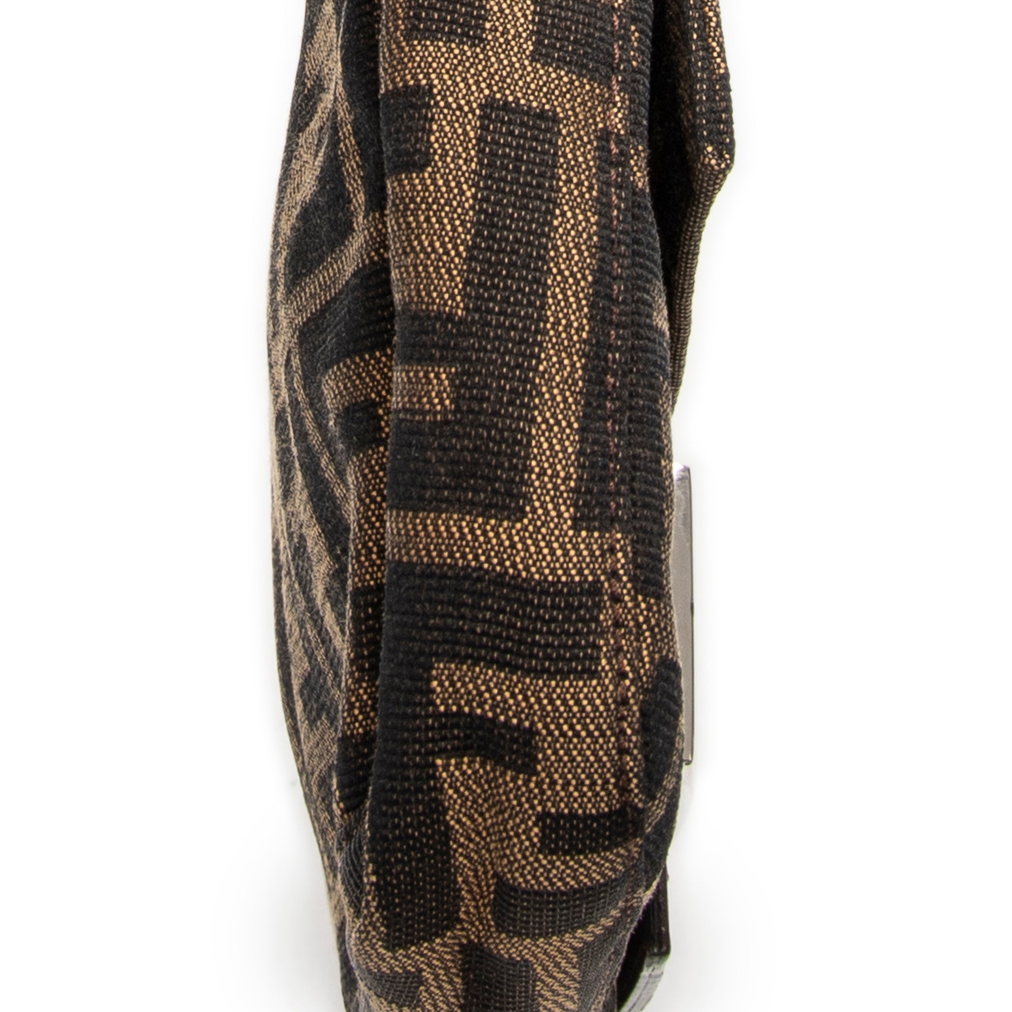 Shoulder Bag Baguette Brown Zucca Canvas