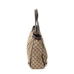 Shoulder Bag Large Abbey D-Ring Tote Brown Monogrammed Canvas