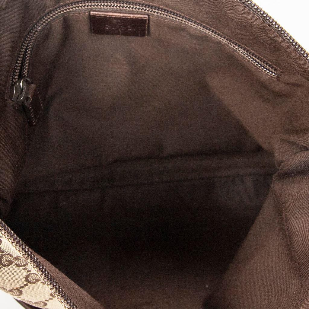 Shoulder Bag Medium Messenger Brown Monogrammed Canvas