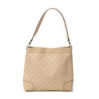Bolso de Hombro Hobo Beige Lona Monogrammed