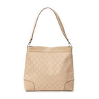 Shoulder Bag Shoulder Hobo Beige Monogrammed Canvas