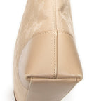 Shoulder Bag Shoulder Hobo Beige Monogrammed Canvas