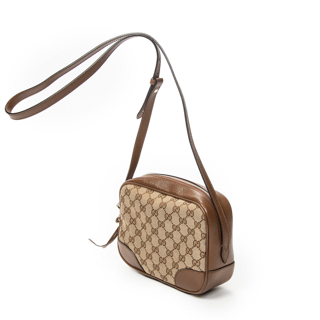 Shoulder Bag Mini Bree Crossbody Brown Monogrammed Canvas