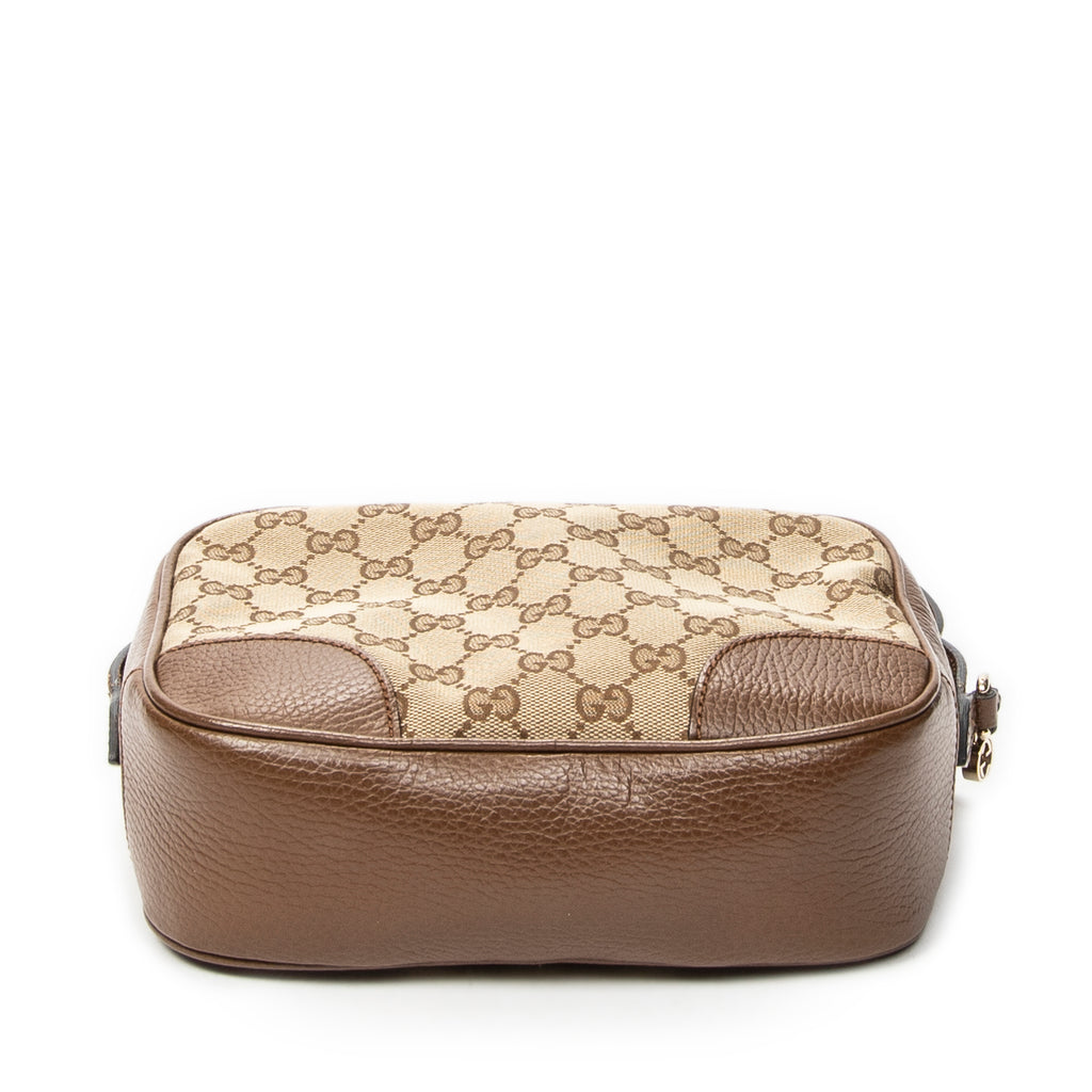 Shoulder Bag Mini Bree Crossbody Brown Monogrammed Canvas