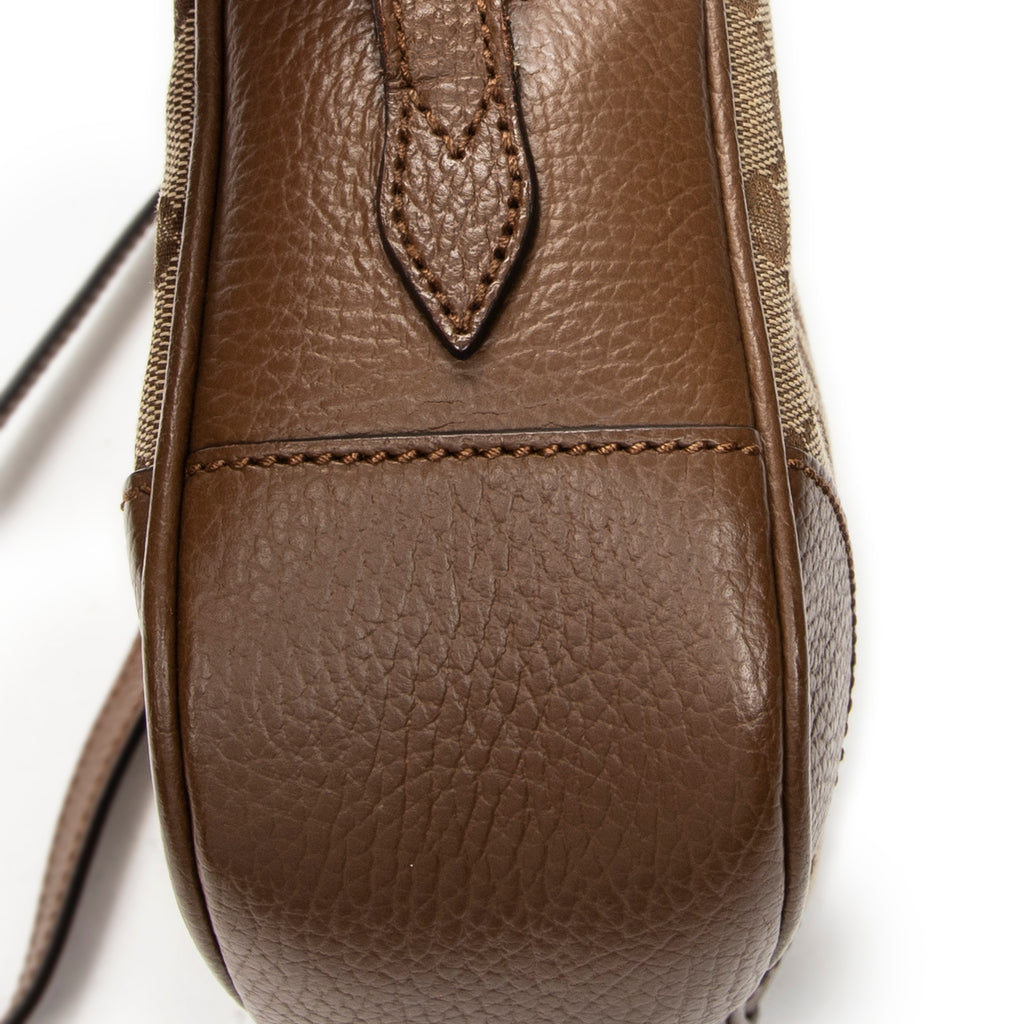 Shoulder Bag Mini Bree Crossbody Brown Monogrammed Canvas