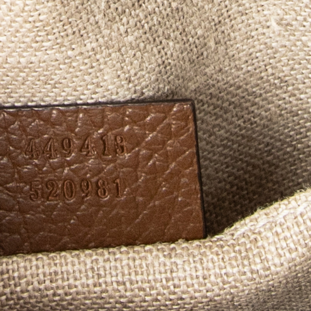 Shoulder Bag Mini Bree Crossbody Brown Monogrammed Canvas