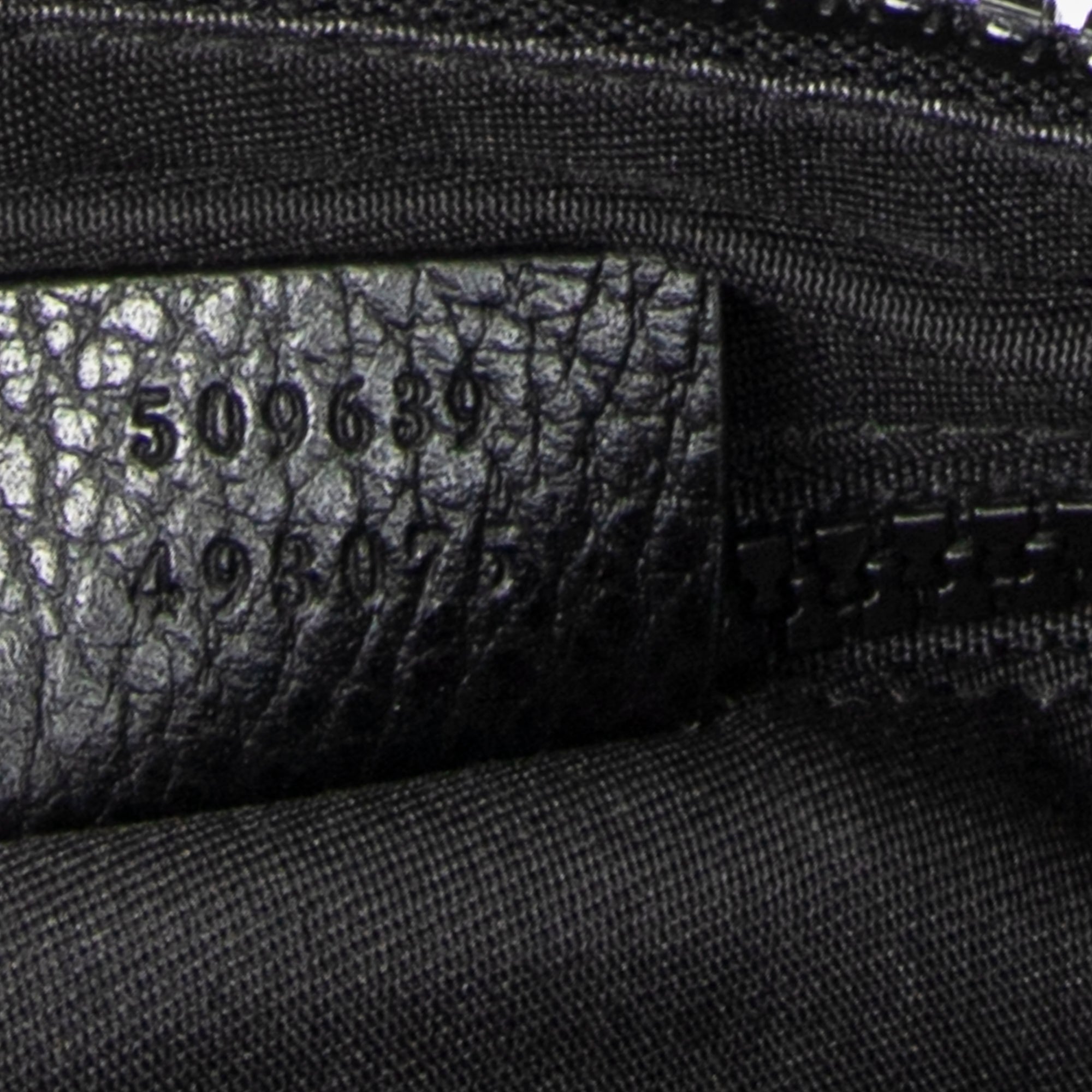 Shoulder Bag Small Web Flat Messenger Black Monogrammed Nylon Canvas